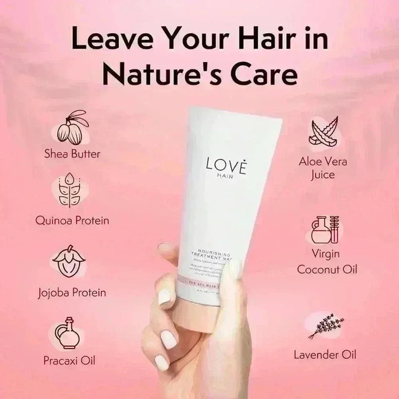 LOVE HAIR Nourishing Treatment Mask ~ 6 fl oz ~ NEW! - Picture 5 of 11